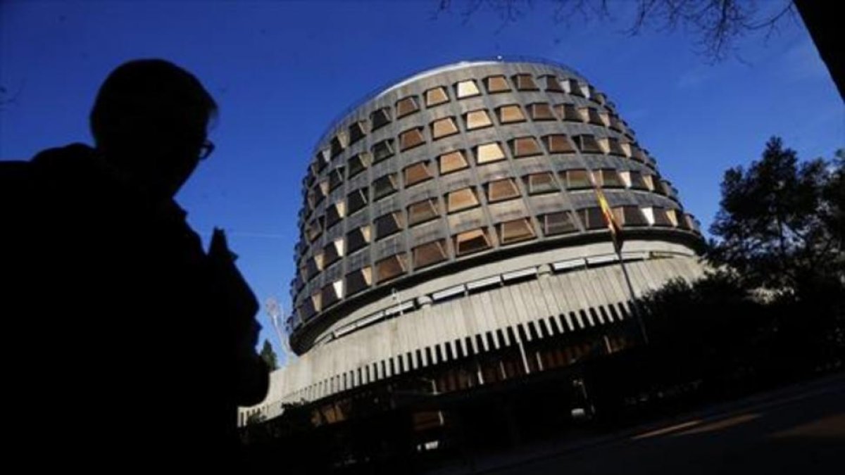 La sede del Tribunal Constitucional, en Madrid.-AGUSTÍN CATALÁN