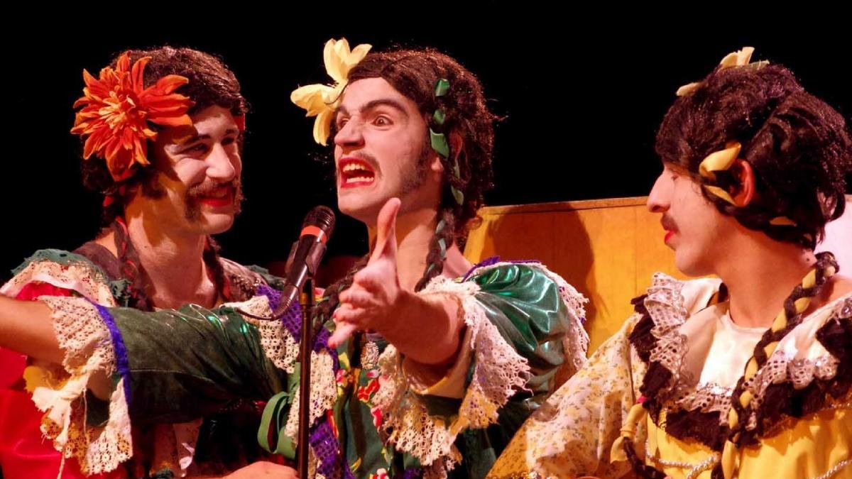 Líquido Teatro en una escena de ‘Y me morí’.-F.U.