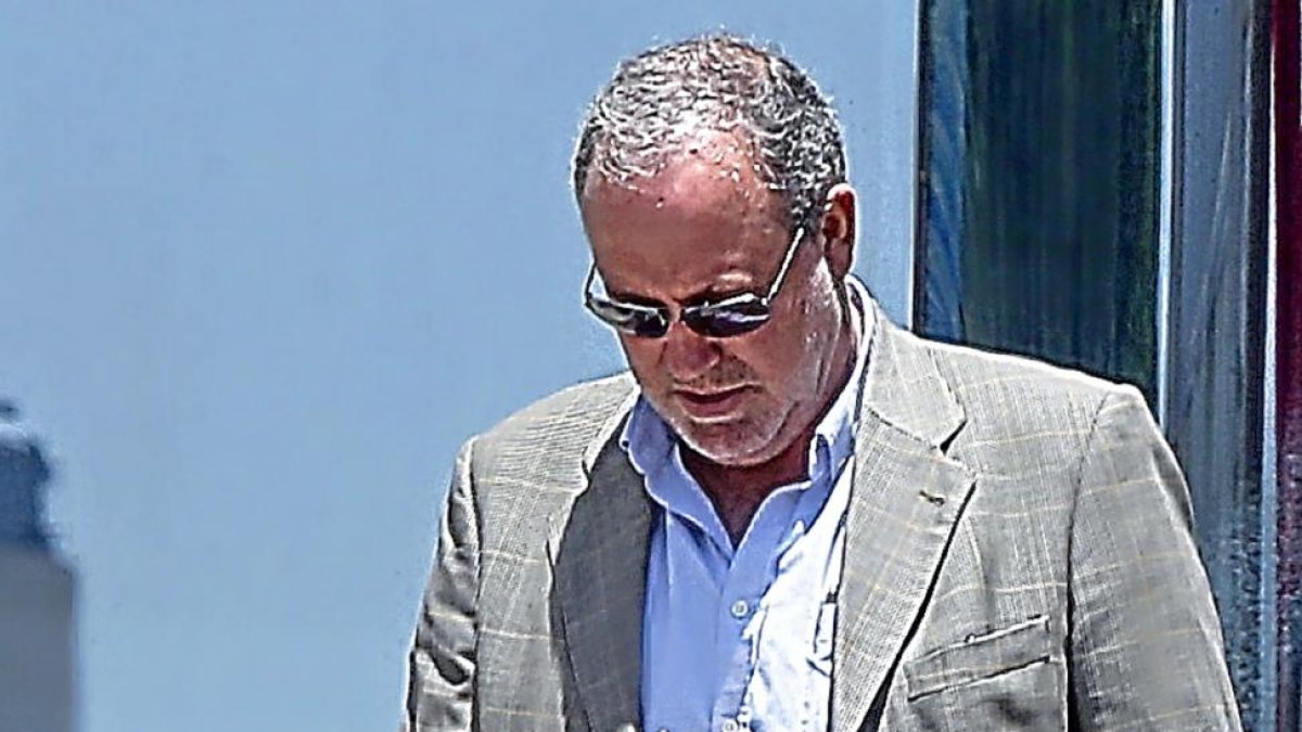 Jesús Terciado, ayer a la salida de la Audiencia.-R. P. VIECO