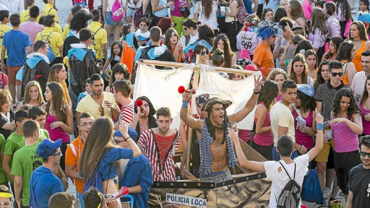 Imagen del arranque de las fiestas del año pasado en La Cistérniga.-Miguel Ángel Santos