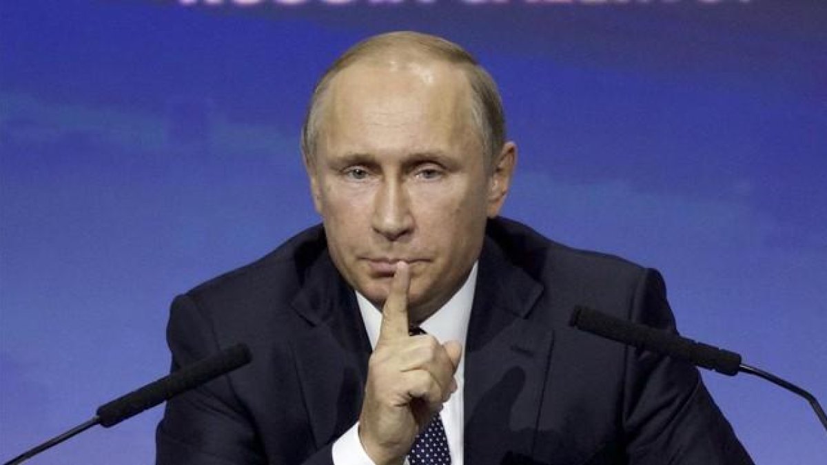 El presidente ruso, Vladimir Putin, durante su intervención del pasado martes en el foro de inversión anual