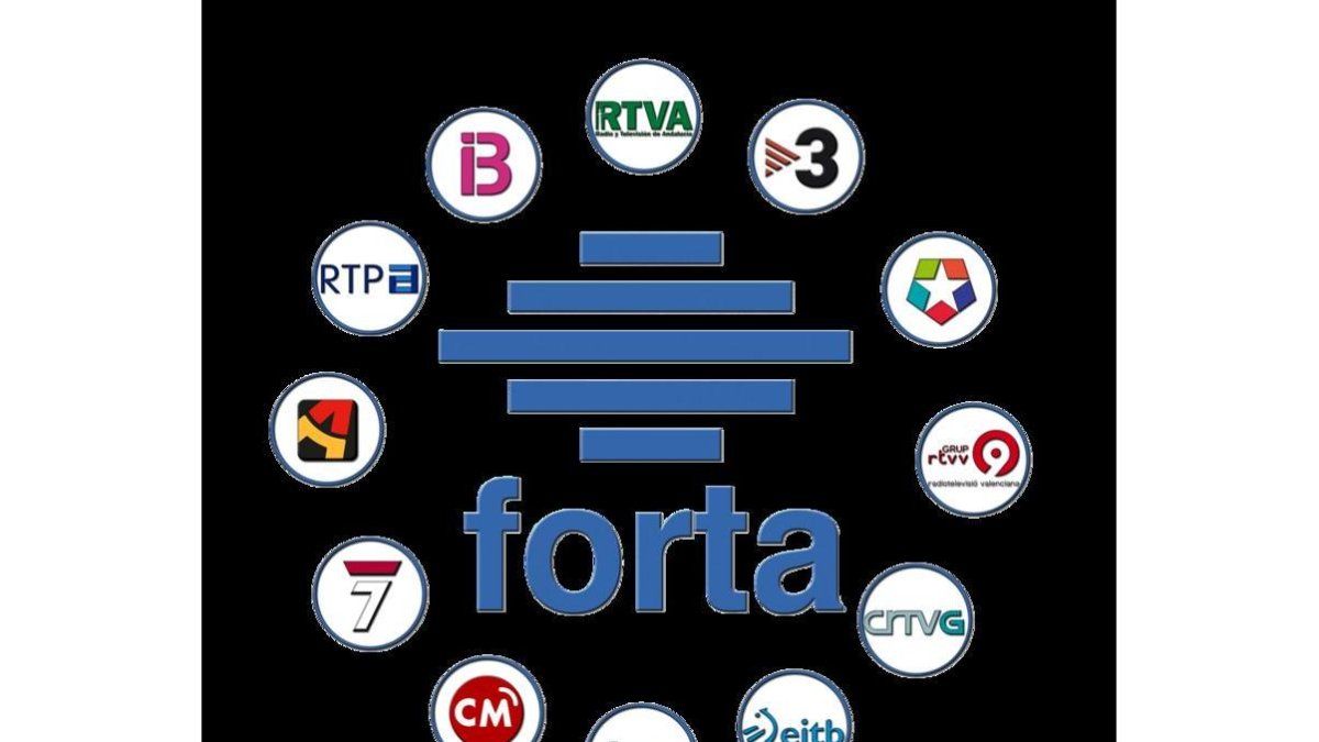 Logo de la Federación de Organismos de Radio y Televisión Autonómicos (FORTA).-