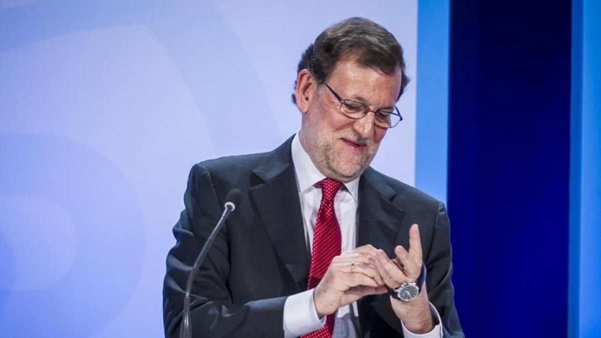 El presidente del Gobierno en funciones, Mariano Rajoy.-MIGUEL LORENZO