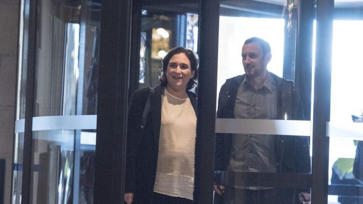 Ada Colau, esta semana en Barcelona.-FERRAN SENDRA