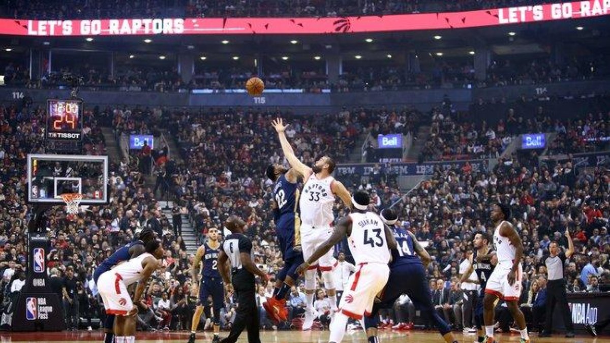 Marc Gasol, en el inicio del partido.-GETTY IMAGES NORTH AMERICA
