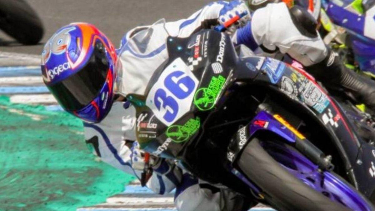 Marcos Garrido, durante una prueba.-FAM