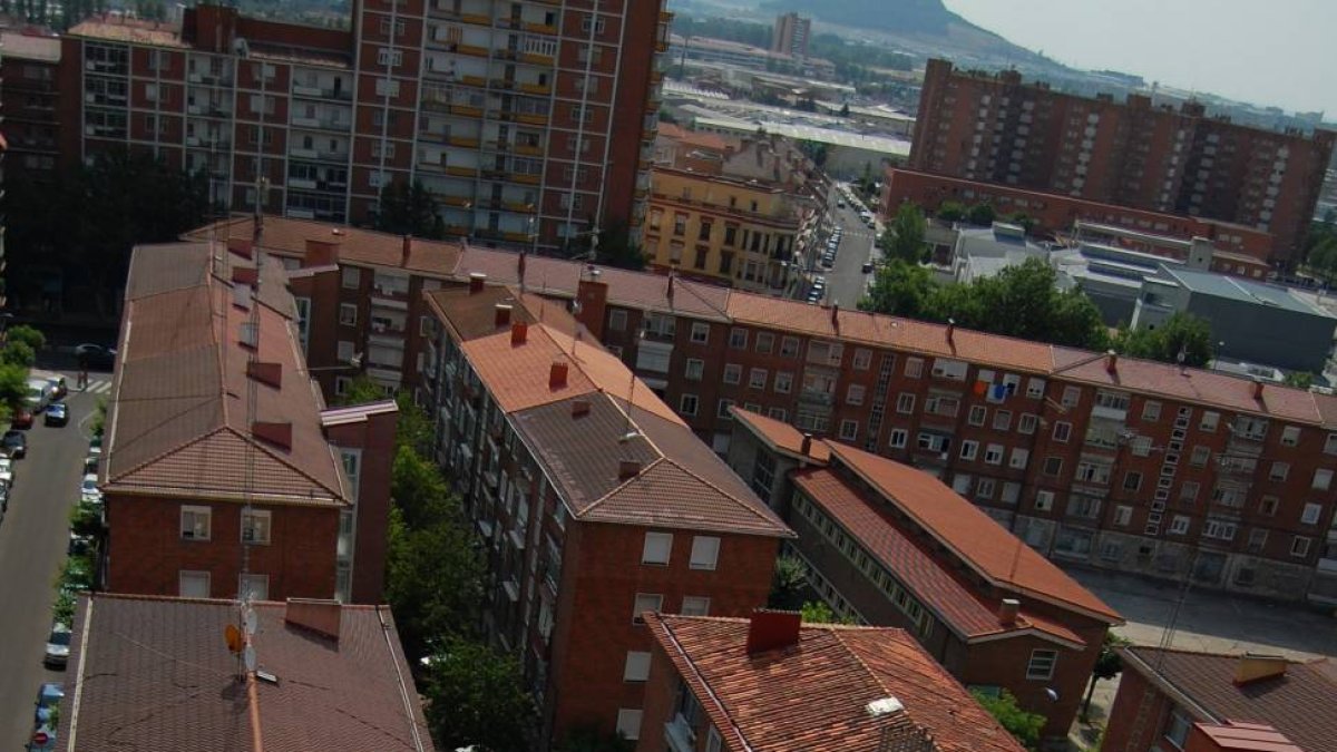 Vista aérea del barrio Cuatro de Marzo-El Mundo