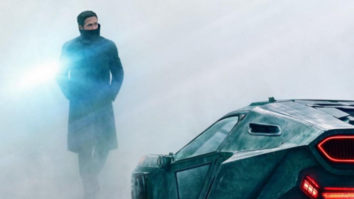 Detalle de uno de los nuevos carteles promocionales de 'Blade runner 2049'.-