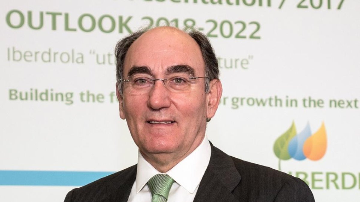 Ignacio Sánchez Galán, presidente de Iberdrola, durante la presentación de los resultados.-E. M.