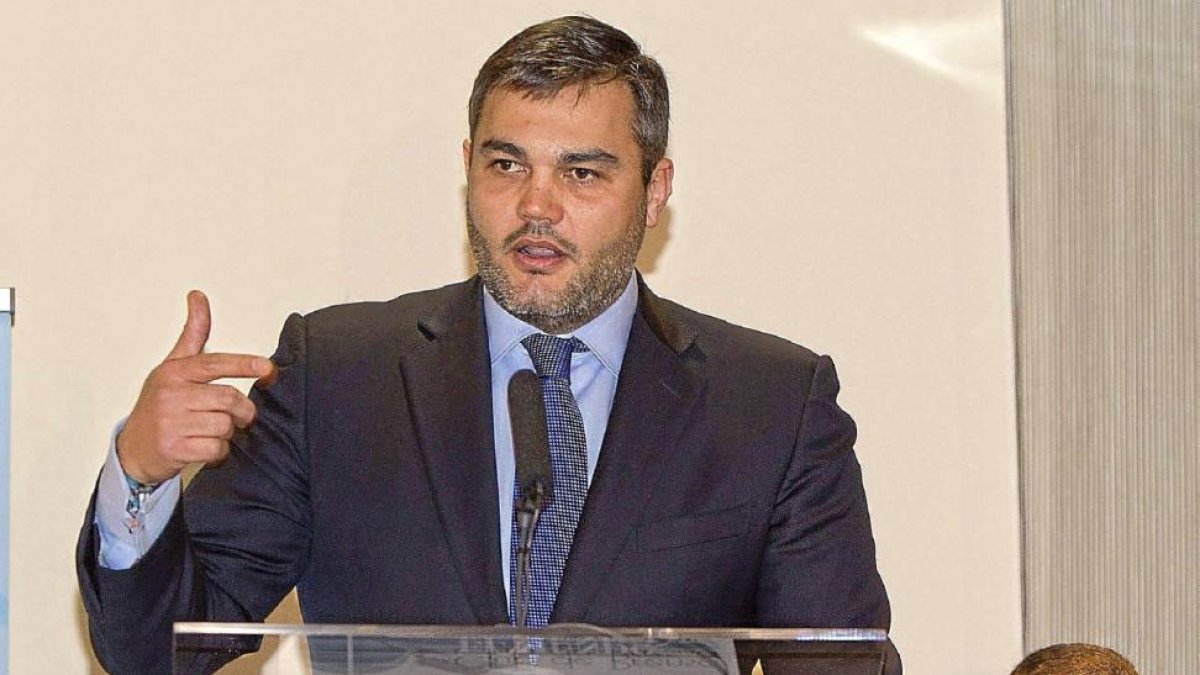 Andrés Macario,director general de Vacolba, ayer en el Club de Prensa.-J.M.L.