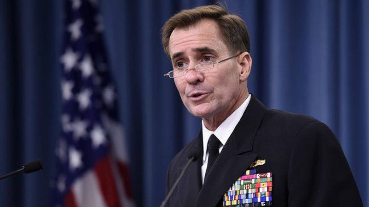 El portavoz del Pentágono, John Kirby, en rueda de prensa.-Foto: AP / SUSAN WALSH
