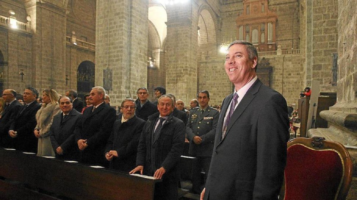 El presidente de Renault España, José Vicente de los Mozos, el día que pronunció el Pregón de la Semana Santa en la Catedral de Valladolid-Ical