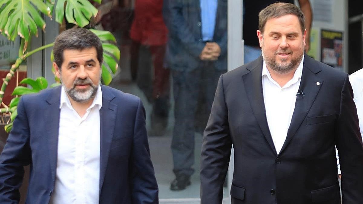 Oriol Junqueras y Jordi Sánchez-