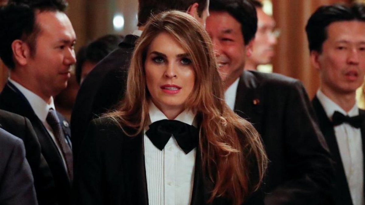 Hope Hicks en la gira asiática de los Trump-JONATHAN ERNST