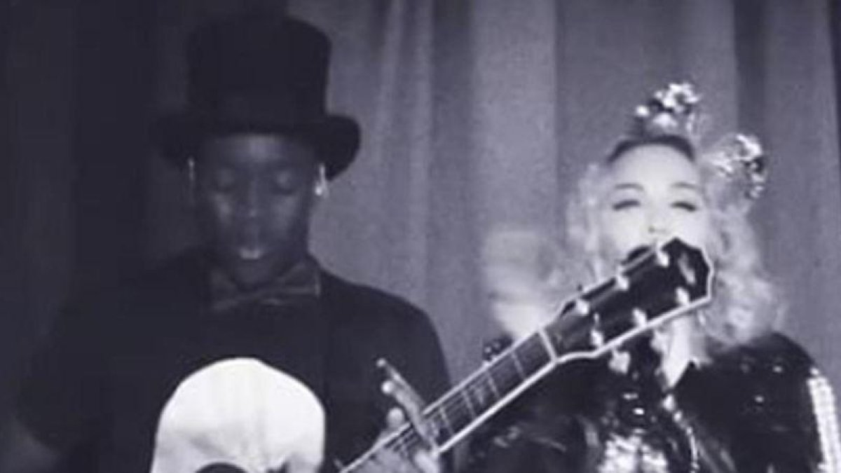 Madonna y su hijo, en concierto.-INSTAGRAM