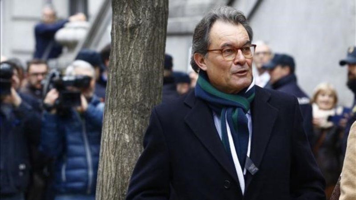 El expresidente de la Generalitat Artur Mas, el pasado 27 de febrero en Madrid.-AGUSTIN CATALAN
