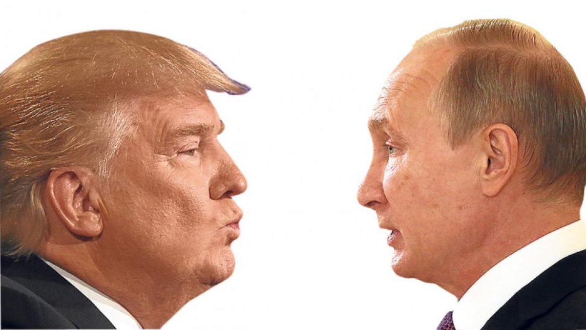 Trump y Putin.-