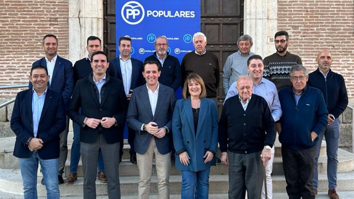 Candidatos del PP de la zona de Medina. E.M.