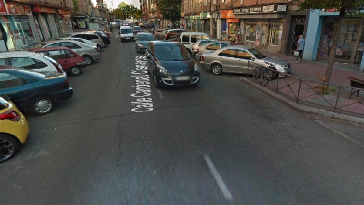 Calle Cardenal Cisneros a la altura del número 20.-Google Street View