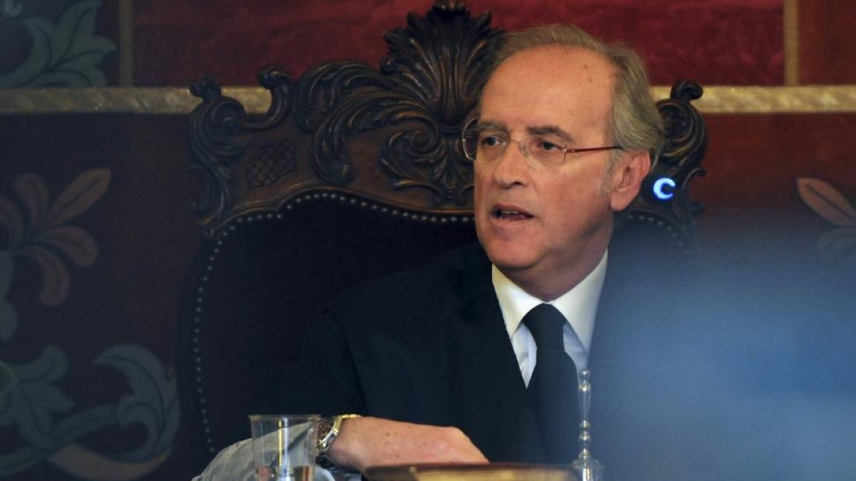 El presidente del Tribunal, Carlos Suárez-J. Casares