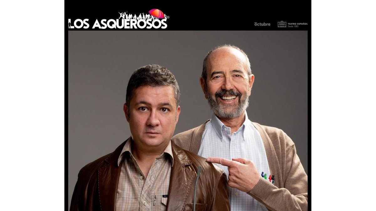 Secun de la Rosa y Miguel Rellán en ‘Los asquerosos’. - JAVIER NAVAL