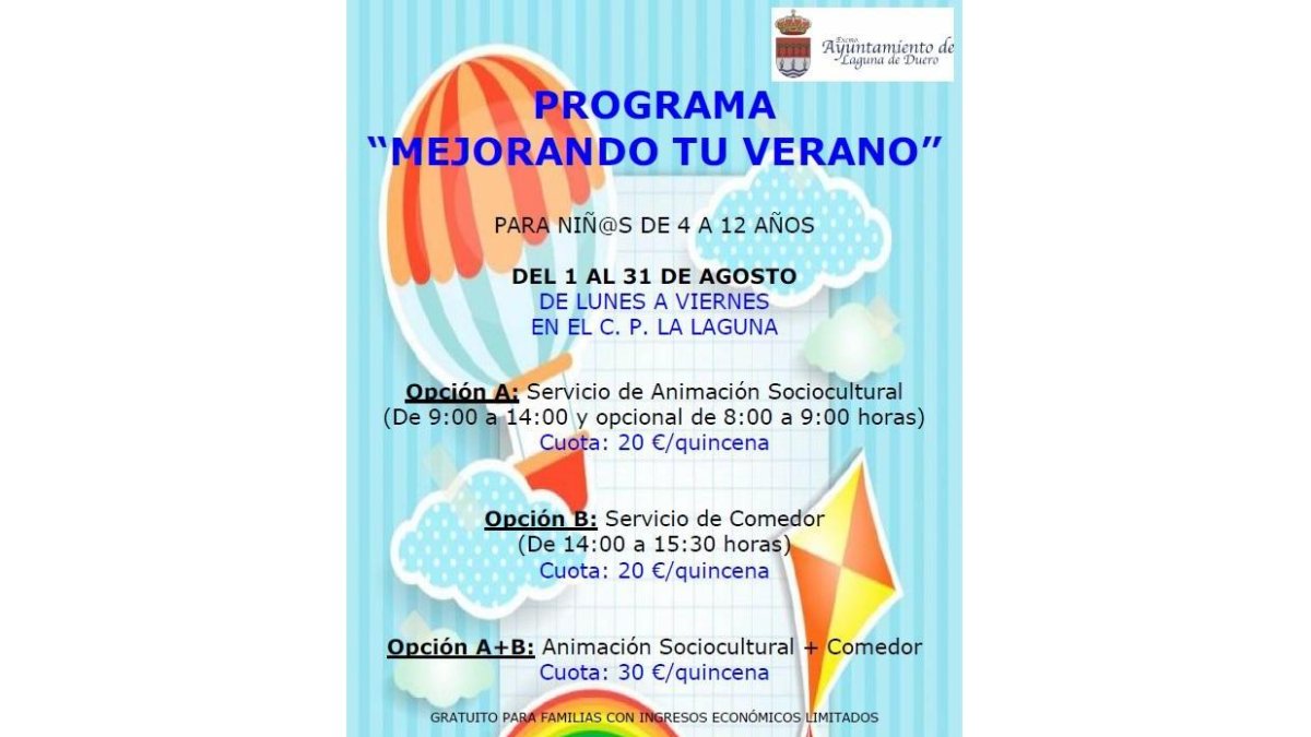 Programa de 'Mejorando tu verano' de Laguna-E.M.