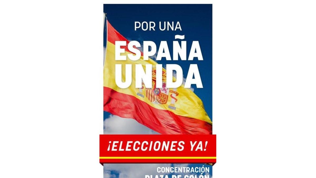 Imagen manifestación de PP y Cs en Madrid.-