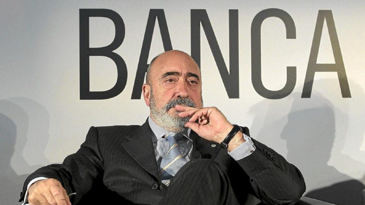 José María Arribas, expresidente de Caja de Burgos.-JUAN LÁZARO