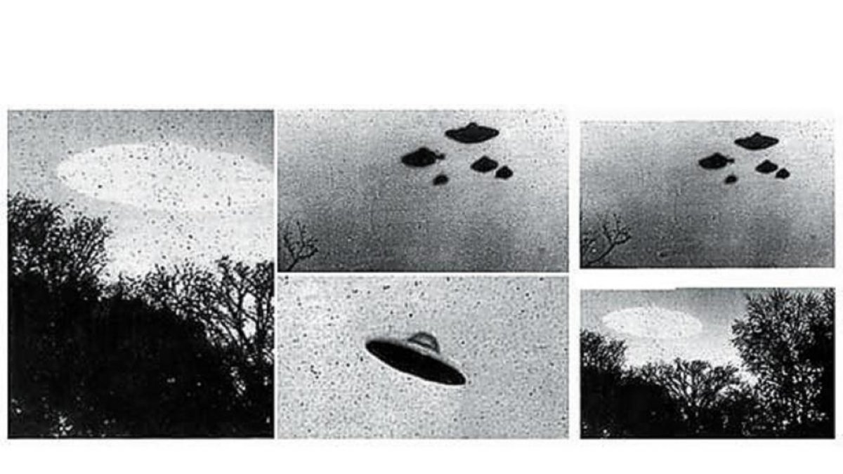 Imágenes de supuestos ovnisdesclasificadas por la CIA.-E. M.