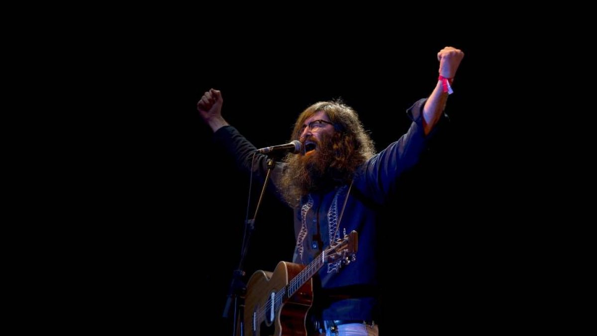 Javier Vielba, de Arizona Baby, en un concierto.-El Mundo