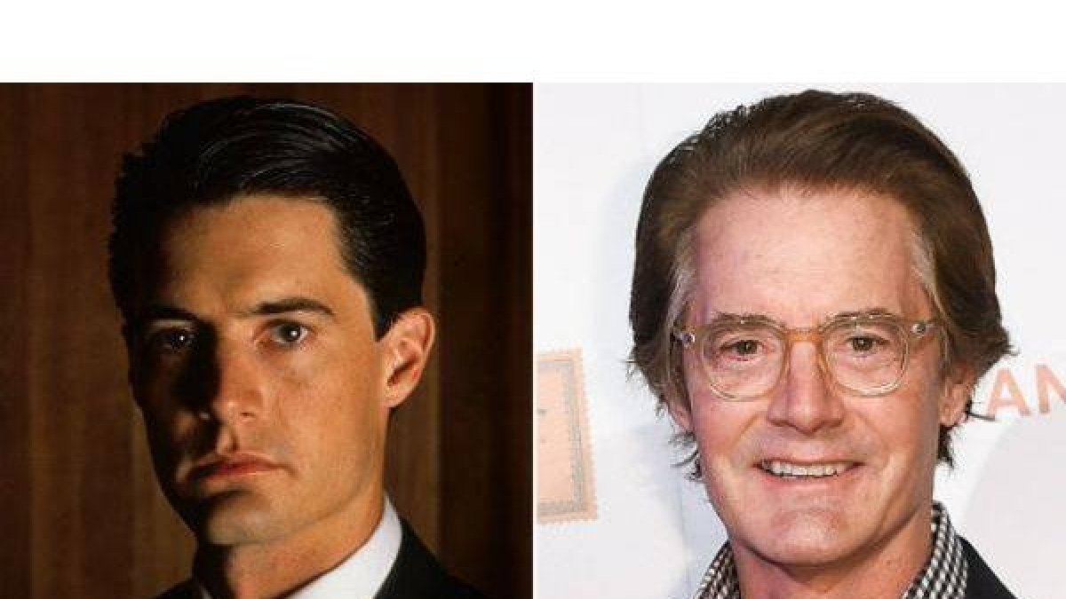 Kyle MacLachlan, ahora, y en los 90, cuando triunfó 'Twin Peaks'.-