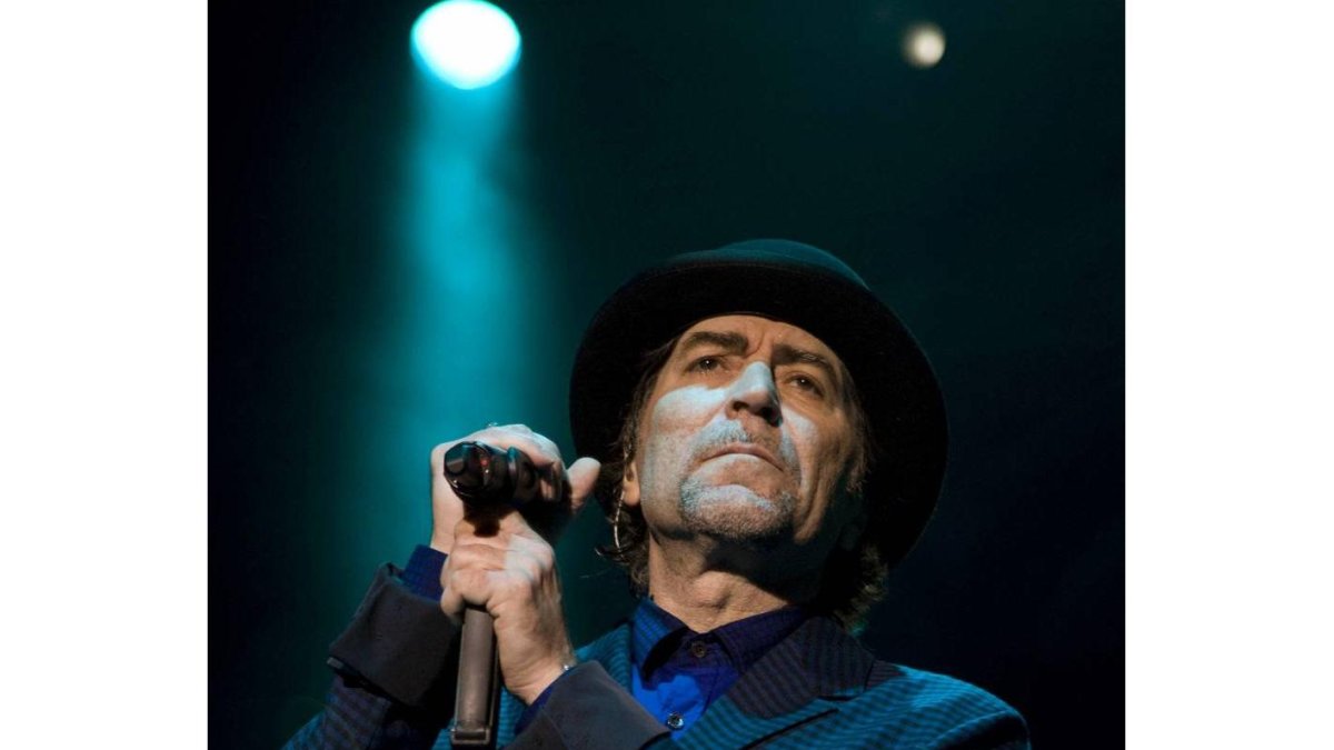 Joaquín Sabina durante el concierto que ofreció en Salamanca-Ical