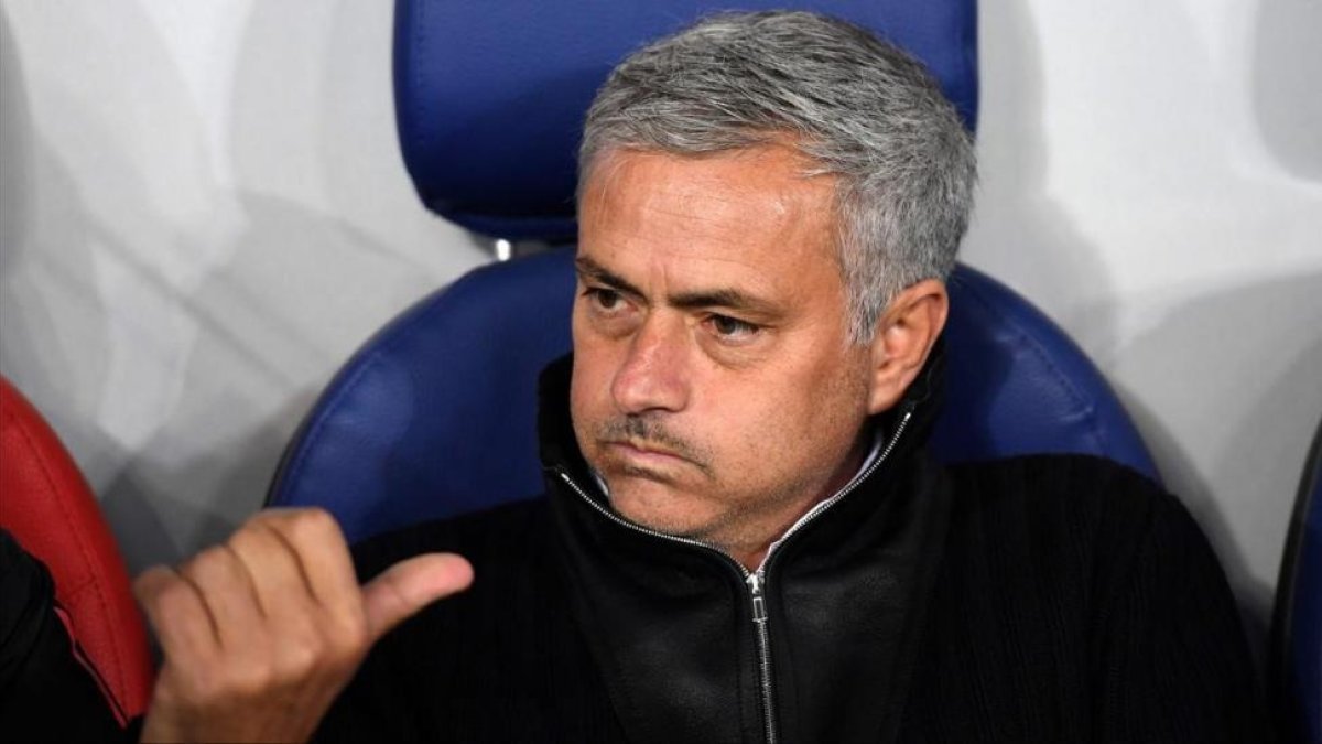 Jose Mourinho, actual entrenador de Manchester United.-KIRILL KUDRYAVTSEV/AFP
