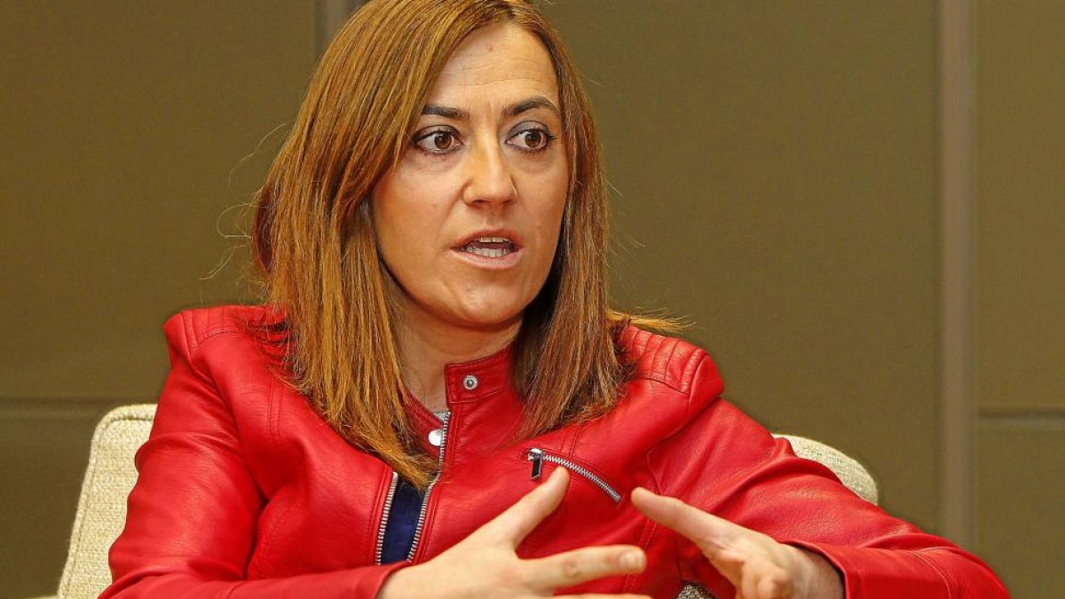 Virginia Barcones, vicesecretaría del PSOE de Castilla y León.-J.M. LOSTAU
