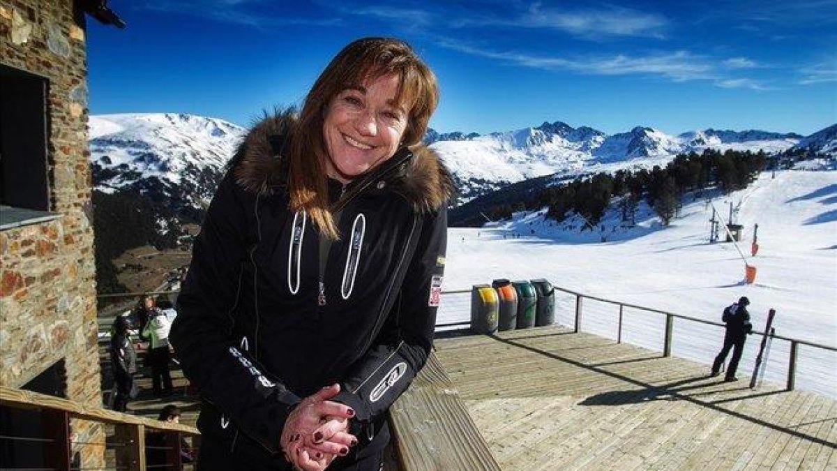 Blanca Fernández Ochoa, fotografiada en Grand Valira (Andorra) en enero de 2012.-JOAN CORTADELLAS