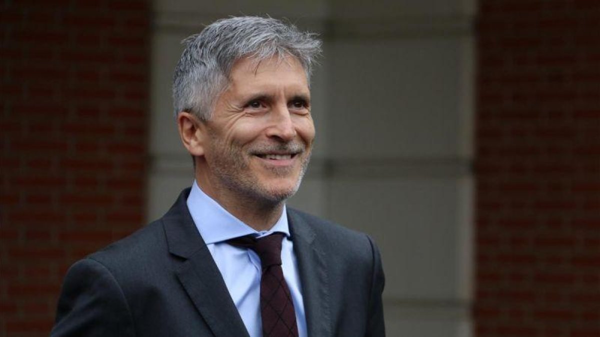 El ministro del Interior, Fernando Grande-Marlaska.-ACN / TANIA TAPIA