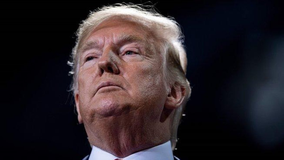 Donald Trump, tercer presidente sometido a un juicio político.-AFP