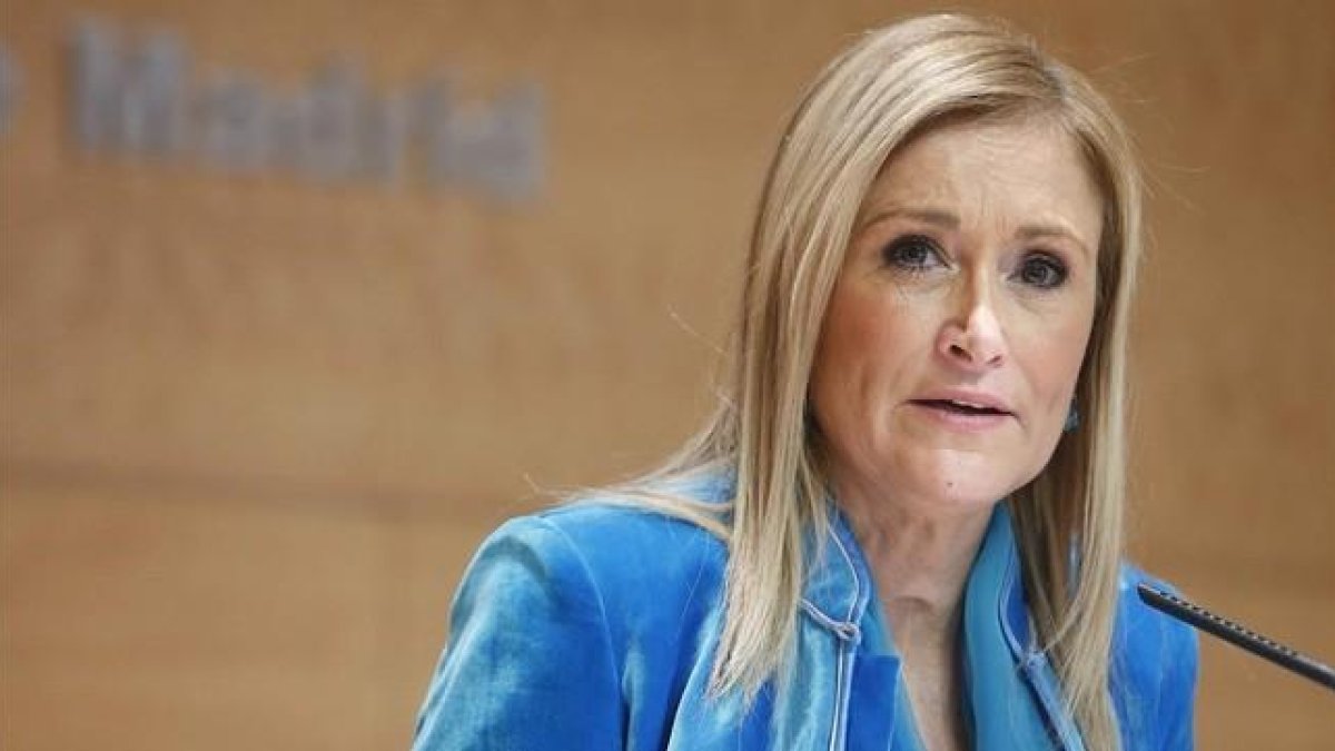 La presidenta de la Comunidad de Madrid, Cristina Cifuentes.-EFE / D SINOVA