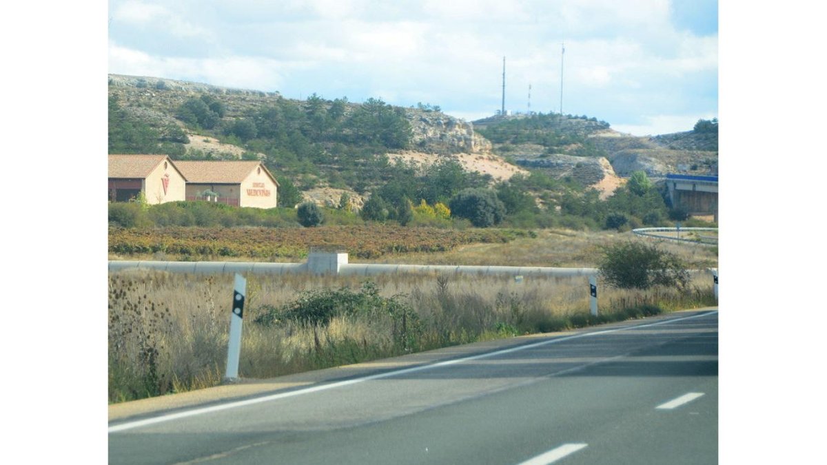 El tramo entre Langa y Aranda se encuentra parado desde 2011.-V. G.