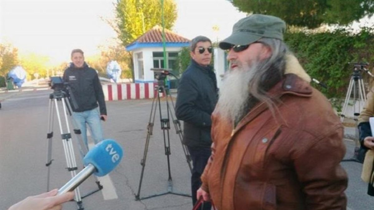 Juan Manuel Valentín Tejero a su salida de prisión.-EUROPA PRESS