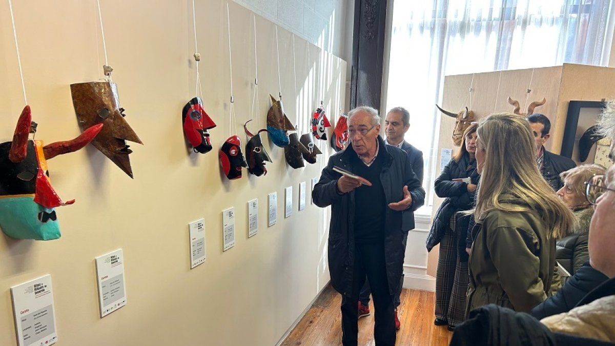 Pita, esta mañana, en la inauguración
