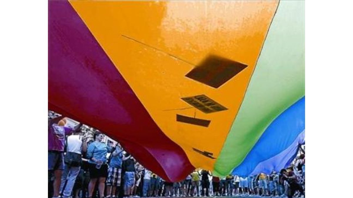 Manifestación por los derechos de los homosexuales.-EFE / Alberto Estévez