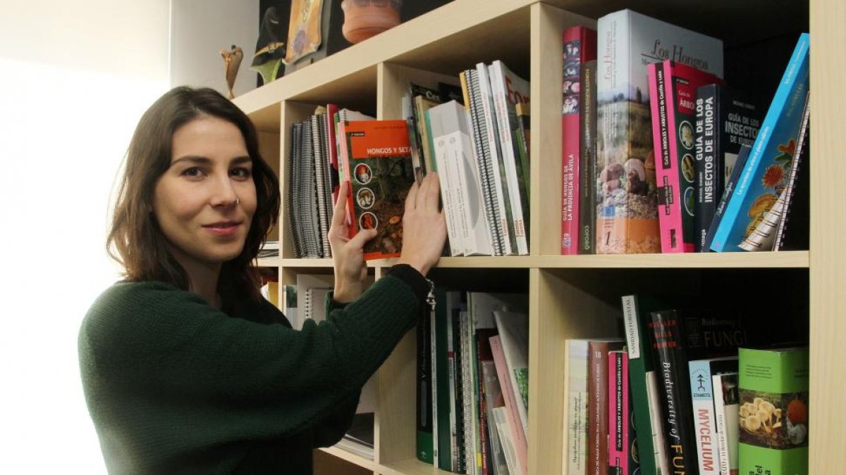 Olaya Mediavilla, investigadora del Instituto Universitario de Gestión Forestal Sostenible de Palencia.-M. BRÁGIMO