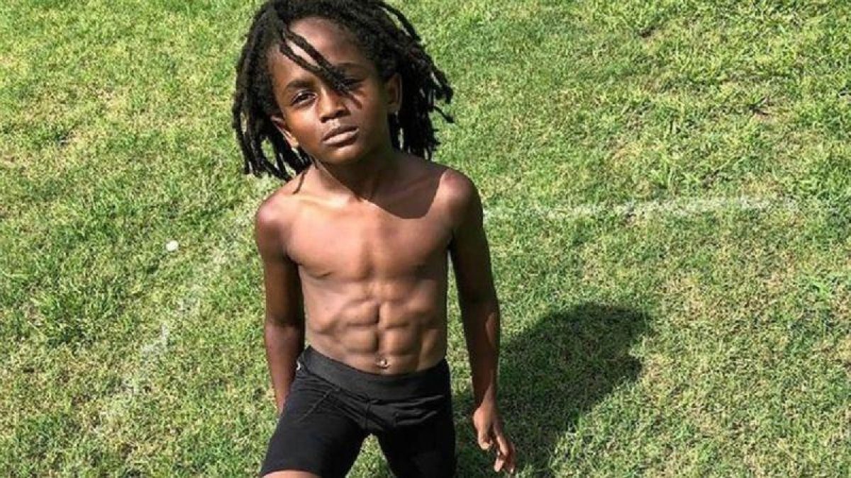 Rudolph Ingram, el niño de 7 años considerado el futuro Usain Bolt.-EL PERIÓDICO