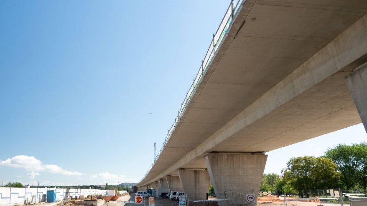 Obras de la Variante Este de Mercancías de la Red Arterial Ferroviaria de Valladolid. Ical