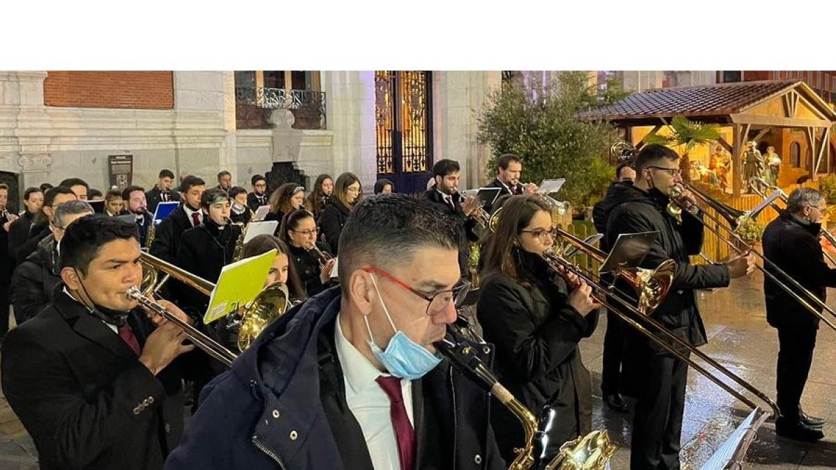 Una imagen de la Banda de la Escuela Municipal de Música. | EMMVA