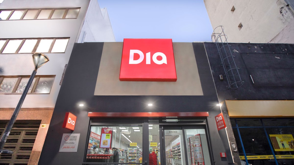 Una imagen de archivo de un supermercado Día. E.M.