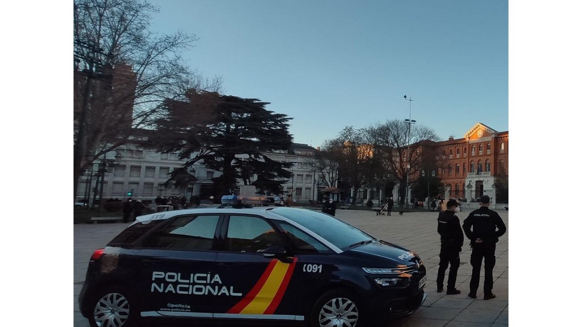 Patrulla de la Policía Nacional de Valladolid.- E. M.