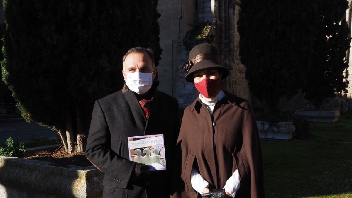 El gerente de la Sociedad Mixta de Turismo de Valladolid Juan Manuel Guimeráns durante la presentación de la programación Paseos de Invierno. - E.M.