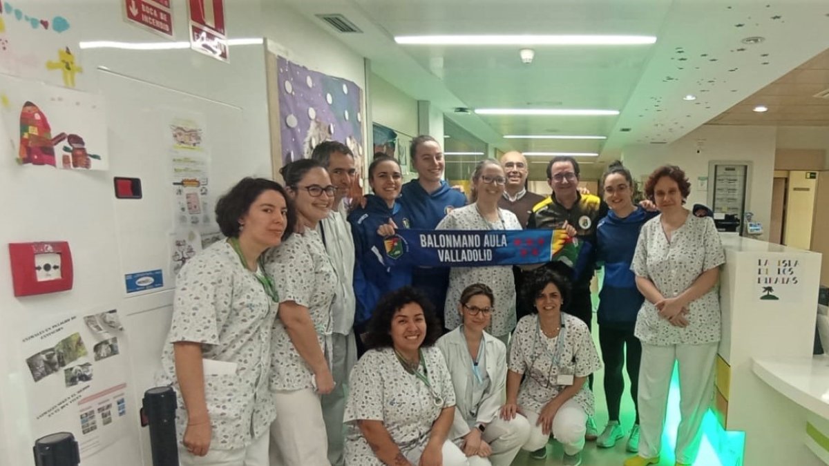 Visita del Aula al Hospital Campo Grande. / V. G. D. G.